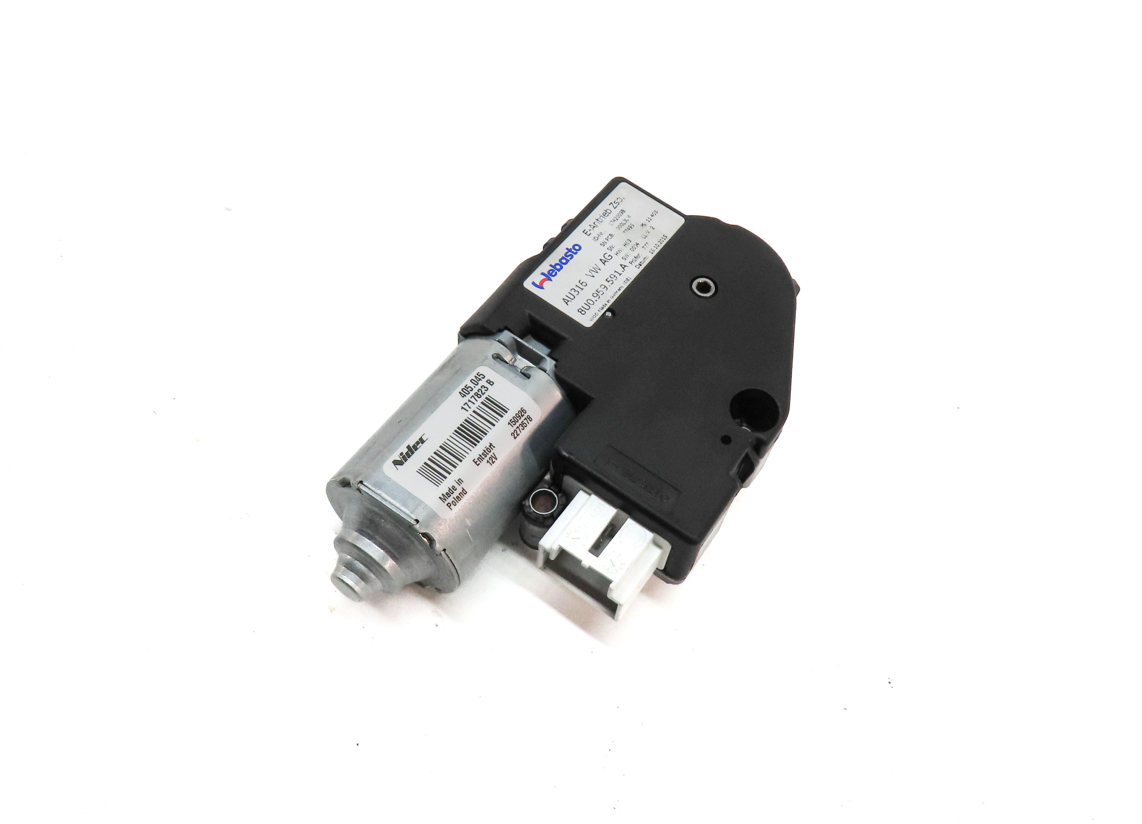 2015-2018 AUDI Q3 (8U) FRONT OR REAR SUNROOF SUN ROOF WINDOW MOTOR — exact item pictured